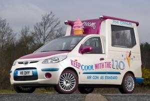Hyundai i10 Ice Cream Van Show Car by Andy Saunders 2008 года